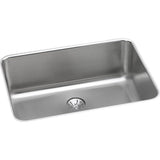 Elkay - 18 Gauge Stainless Steel 26.5'' x 18.5'' x 10'' Single Bowl Undermount Kitchen Sink Kit - Lustrous Satin