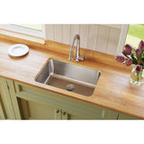 18 Gauge Stainless Steel 26.5'' x 18.5'' x 10'' Single Bowl Undermount Kitchen Sink