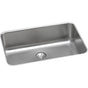 Elkay - 18 Gauge Stainless Steel 26.5'' x 18.5'' x 8'' Single Bowl Undermount Kitchen Sink Kit - Lustrous Satin