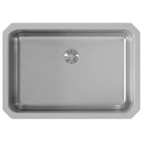 18 Gauge Stainless Steel 26.5'' x 18.5'' x 8'' Single Bowl Undermount Kitchen Sink Kit