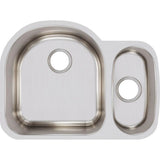 18 Gauge Stainless Steel 26.75'' x 20'' x 10'' Double Bowl Undermount Kitchen Sink