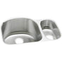 Elkay - 18 Gauge Stainless Steel 26.75'' x 20'' x 10'' Double Bowl Undermount Kitchen Sink - Lustrous Satin