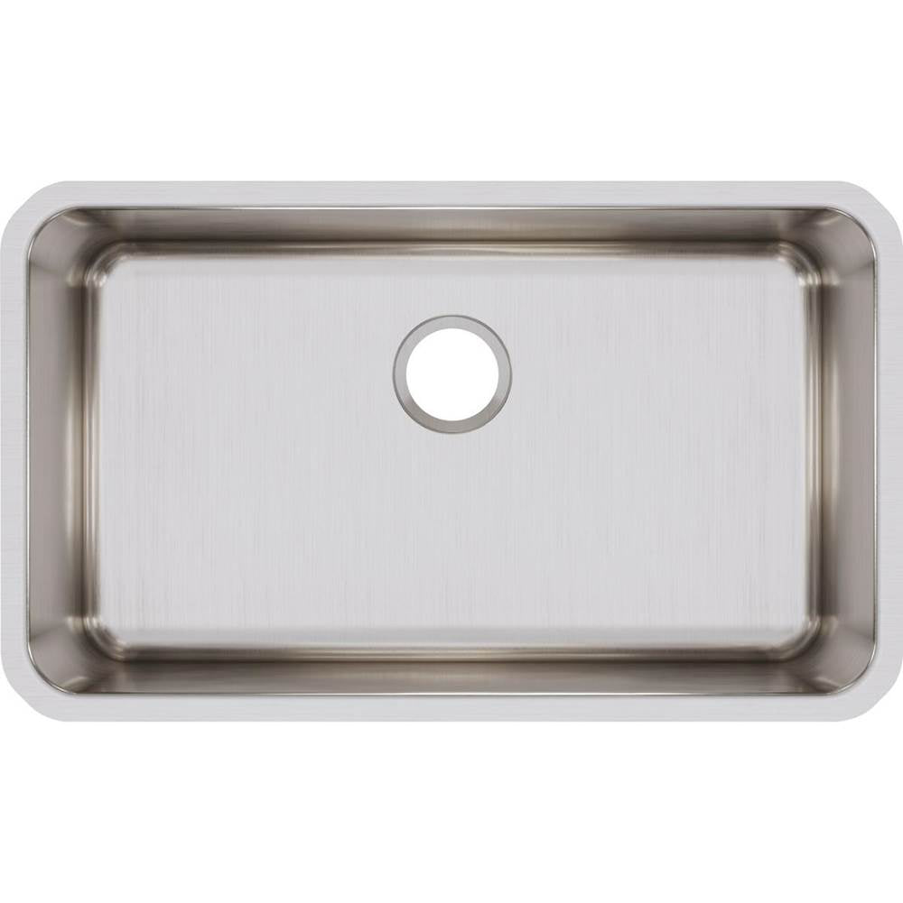 18 Gauge Stainless Steel 30.5'' x 18.5'' x 10'' Single Bowl Undermount Kitchen Sink