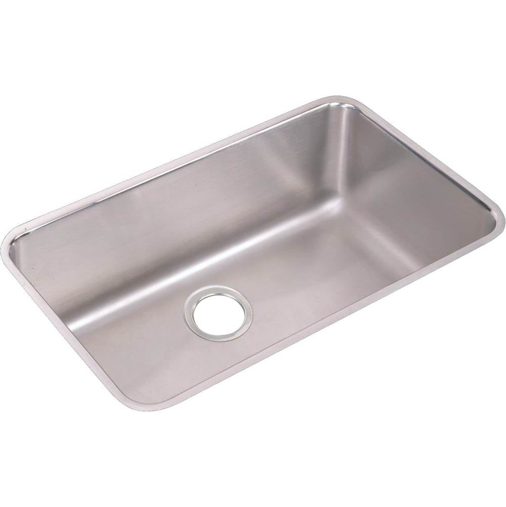 Elkay - 18 Gauge Stainless Steel 30.5'' x 18.5'' x 10'' Single Bowl Undermount Kitchen Sink - Lustrous Satin