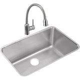 18 Gauge Stainless Steel 30.5'' x 18.5'' x 11.5'' Single Bowl Undermount Kitchen Sink