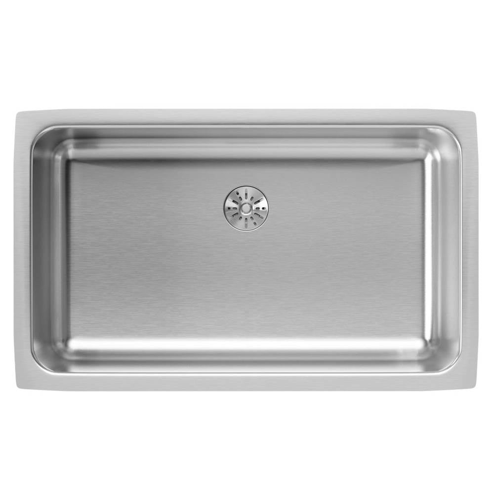 18 Gauge Stainless Steel 30.5'' x 18.5'' x 7.5'' Single Bowl Undermount Kitchen Sink Kit