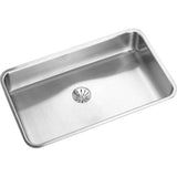 Elkay - 18 Gauge Stainless Steel 30.5'' x 18.5'' x 4.375'' Single Bowl Undermount Kitchen Sink Kit - Lustrous Satin