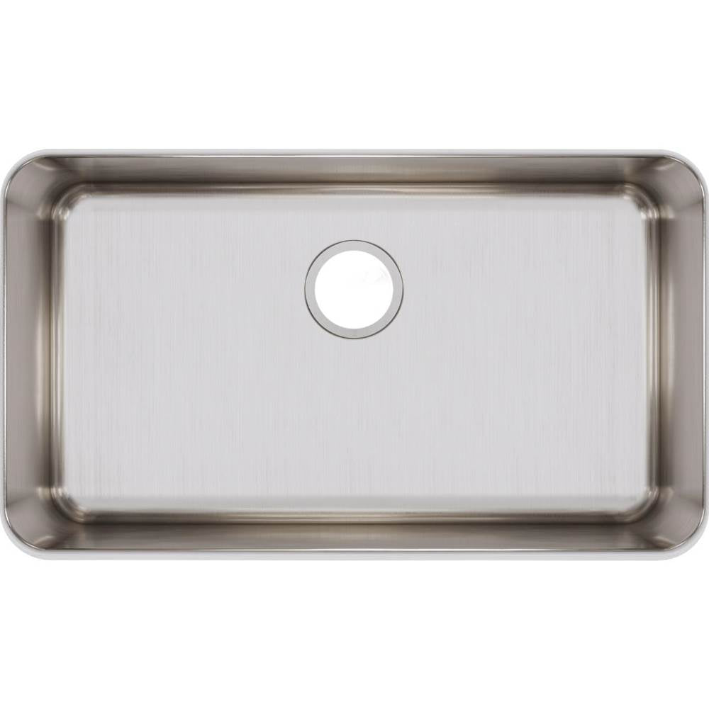 18 Gauge Stainless Steel 30.5'' x 18.5'' x 7.5'' Single Bowl Undermount Kitchen Sink