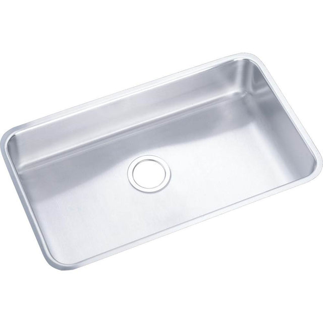 Elkay - 18 Gauge Stainless Steel 30.5'' x 18.5'' x 7.5'' Single Bowl Undermount Kitchen Sink - Lustrous Satin