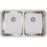 18 Gauge Stainless Steel 30.75'' x 18.5'' x 7.875'' Double Bowl Undermount Kitchen Sink Kit