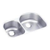 Elkay - 18 Gauge Stainless Steel 31.25'' x 20'' x 7.5'' Double Bowl Undermount Kitchen Sink - Lustrous Satin