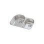 Elkay - 18 Gauge Stainless Steel 31.25'' x 20'' x 7.5'' Double Bowl Undermount Kitchen Sink Kit - Lustrous Satin