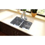 18 Gauge Stainless Steel 31.25'' x 20.5'' x 9.875'' Double Bowl Undermount Kitchen Sink Kit