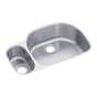 Elkay - 18 Gauge Stainless Steel 31.5'' x 21.125'' x 10'' Double Bowl Undermount Kitchen Sink - Lustrous Satin