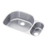 Elkay - 18 Gauge Stainless Steel 31.5'' x 21.125'' x 10'' Double Bowl Undermount Kitchen Sink - Lustrous Satin