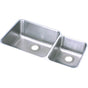 Elkay - 18 Gauge Stainless Steel 35.25'' x 20.5'' x 9.875'' Double Bowl Undermount Kitchen Sink - Lustrous Satin