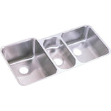 Elkay - 18 Gauge Stainless Steel 40'' x 20.5'' x 9.875'' Triple Bowl Undermount Kitchen Sink - Lustrous Satin