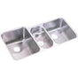 Elkay - 18 Gauge Stainless Steel 40'' x 20.5'' x 9.875'' Triple Bowl Undermount Kitchen Sink - Lustrous Satin