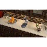 18 Gauge Stainless Steel 9.5'' x 16.625'' x 5.563'' Single Bowl Undermount Kitchen Sink