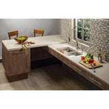 18 Gauge Stainless Steel 30.75'' x 18.5'' x 5.375'' Double Bowl Undermount Kitchen Sink