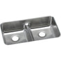 Elkay - 18 Gauge Stainless Steel 32.0625'' x 18.5'' x 8'' Double Bowl Undermount Kitchen Sink - Lustrous Satin