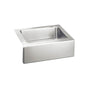 Elkay - 18 Gauge Stainless Steel 25'' x 20.5'' x 7.875'' Single Bowl Farmhouse Undermount Kitchen Sink - Lustrous Satin