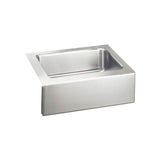 Elkay - 18 Gauge Stainless Steel 25'' x 20.5'' x 7.875'' Single Bowl Farmhouse Undermount Kitchen Sink Kit - Lustrous Satin