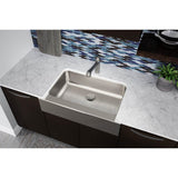 18 Gauge Stainless Steel 33'' x 20.5'' x 8'' Single Bowl Farmhouse Undermount Kitchen Sink