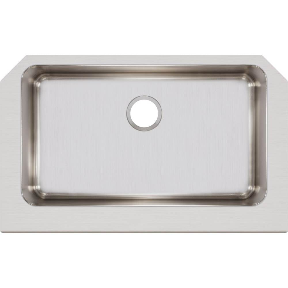 18 Gauge Stainless Steel 33'' x 20.5'' x 8'' Single Bowl Farmhouse Undermount Kitchen Sink
