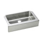 Elkay - 18 Gauge Stainless Steel 33'' x 20.5'' x 8'' Single Bowl Farmhouse Undermount Kitchen Sink - Lustrous Satin