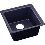 Elkay - Quartz Luxe 15-3/4'' x 15-3/4'' x 7-11/16'' Single Bowl Dual Mount Bar Sink Jubilee - Jubilee