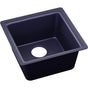 Elkay - Quartz Luxe 15-3/4'' x 15-3/4'' x 7-11/16'' Single Bowl Dual Mount Bar Sink Jubilee - Jubilee