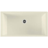 Quartz Luxe 35-7/8'' x 19'' x 9'' Single Bowl Undermount Kitchen Sink with Perfect Drain Caviar