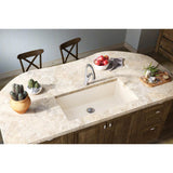 Quartz Luxe 35-7/8'' x 19'' x 9'' Single Bowl Undermount Kitchen Sink with Perfect Drain Caviar