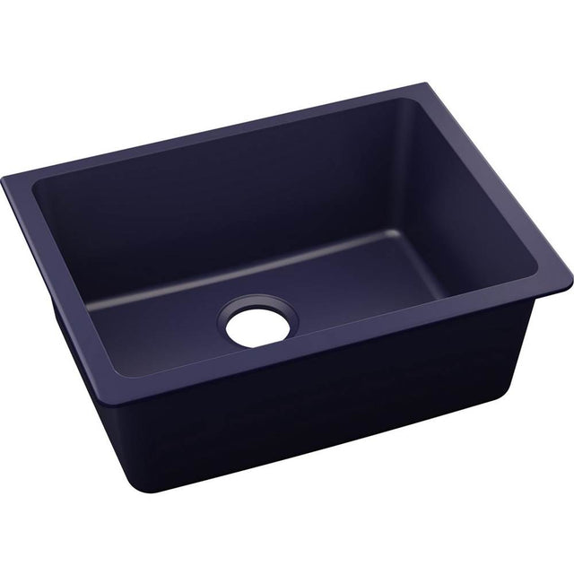 Elkay - Quartz Luxe 24-5/8'' x 18-1/2'' x 9-1/2'' Single Bowl Undermount Sink Jubilee - Jubilee