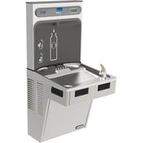Elkay - ezH2O Bottle Filling Station with Mechanically Activated, Single ADA Cooler Non-Filtered Refrigerated Stainless - Stainless Steel