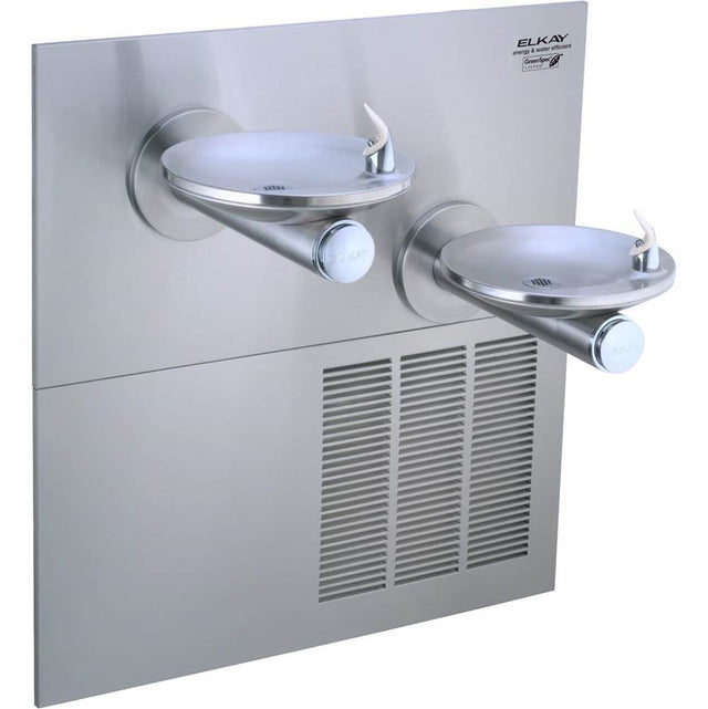 Elkay - SwirlFlo Fountain Bi-Level GreenSpec ADA Filtered Refrigerated, Stainless - Stainless Steel