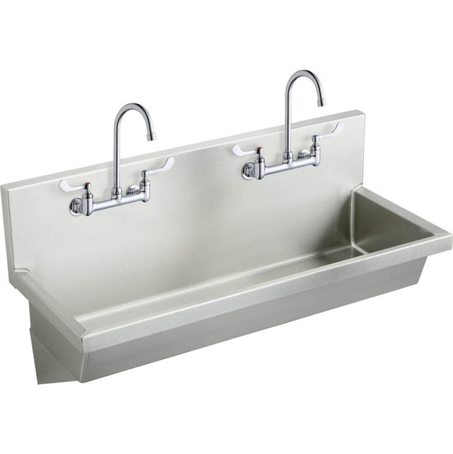 Elkay - MCMASTER-CARR WASH SINK COMPLETE - Buffed Satin