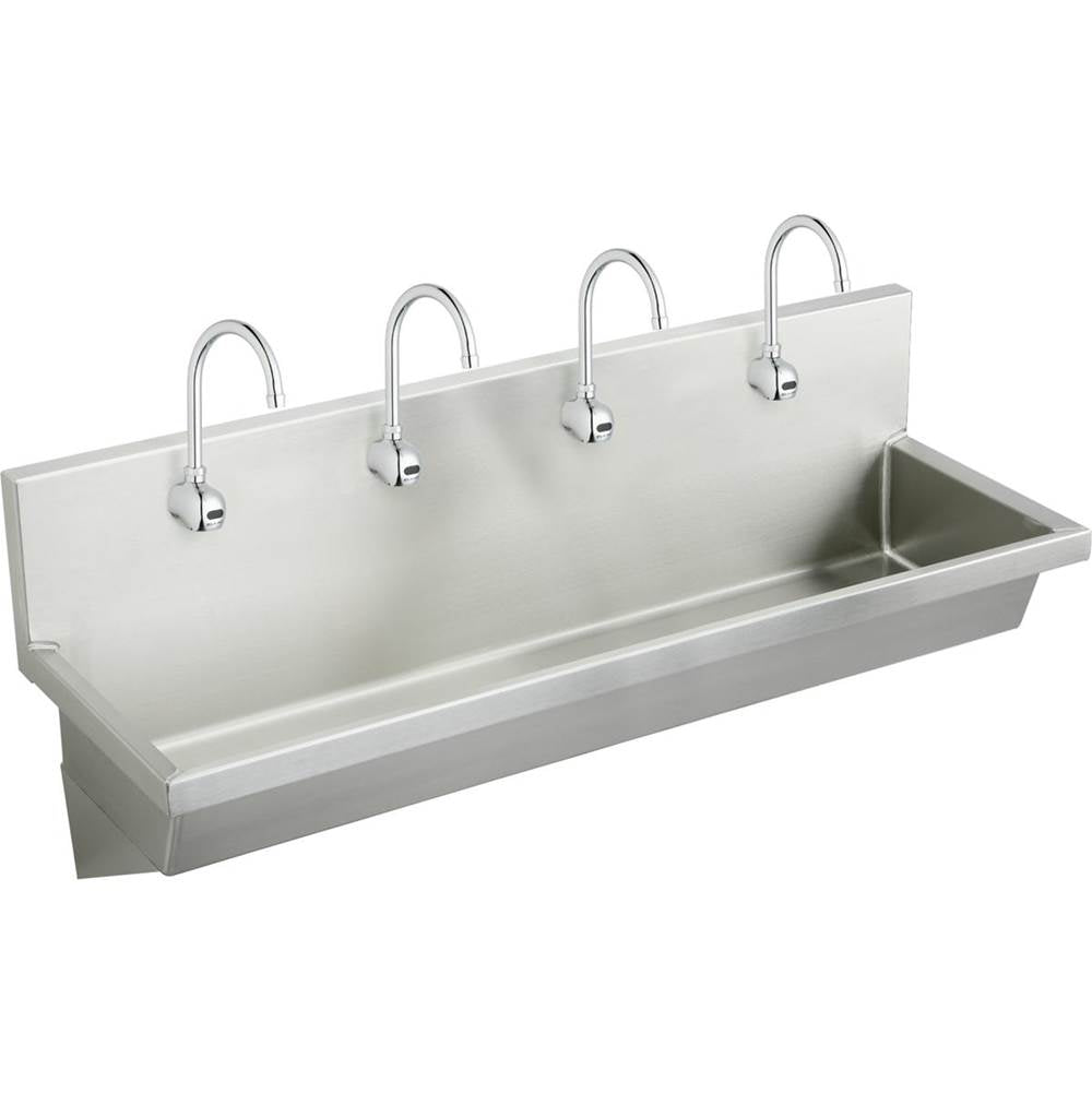 Elkay - SINK & SENSOR FAUCET PACKAGE - Buffed Satin