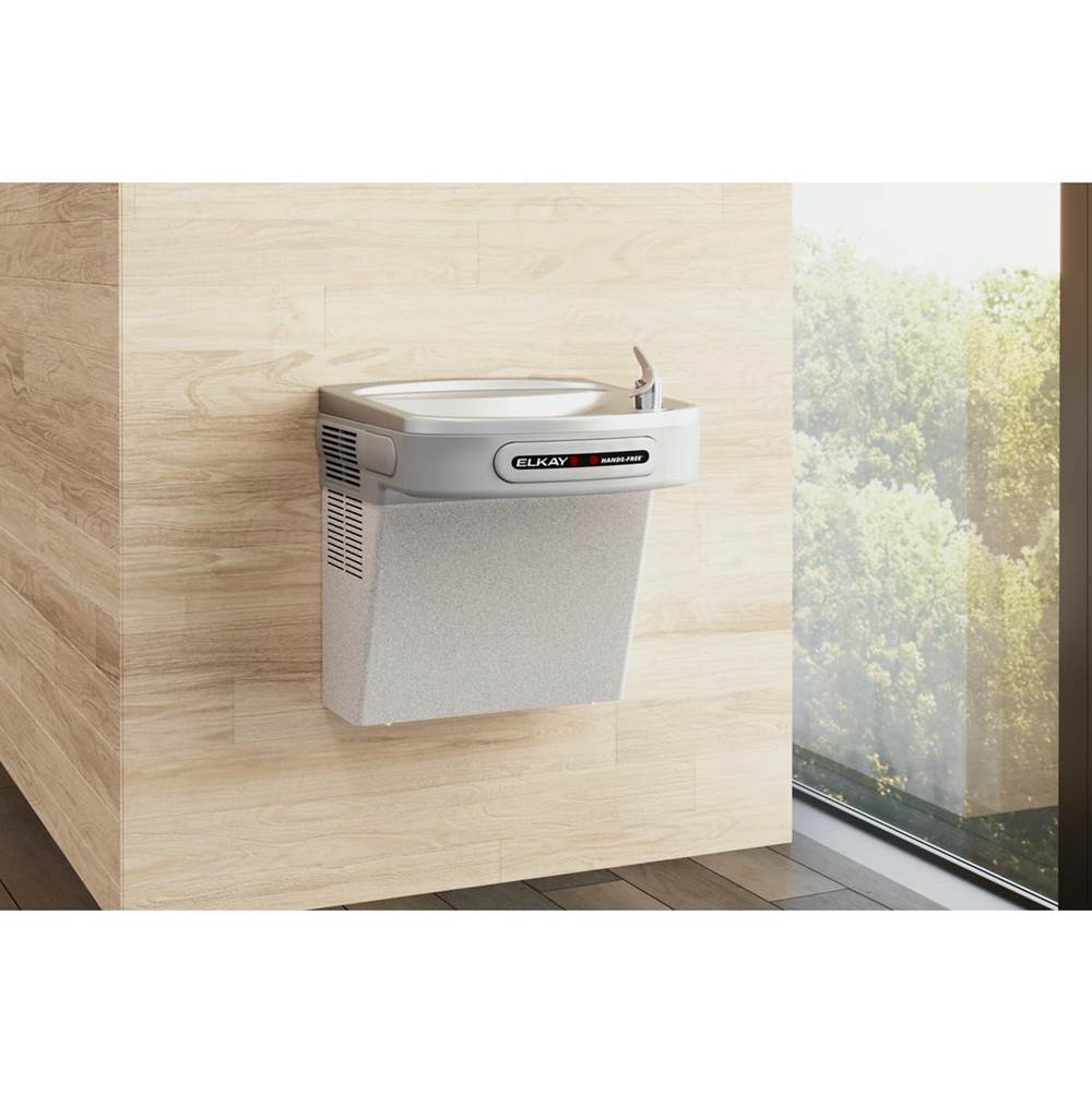 Cooler Wall Mount ADA Hands-Free Non-Filtered Refrigerated, Light Gray Granite