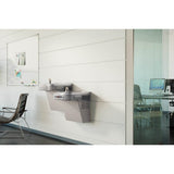 Versatile Cooler Wall Mount Bi-Level ADA Hands-Free, Non-Filtered Refrigerated Light Gray Granite