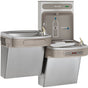 Elkay - ezH2O Bottle Filling Station with Bi-Level ADA Cooler Hands Free Activation Non-Filtered Refrigerated Stainless - Stainless Steel