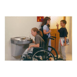 Cooler Wall Mount ADA Non-Filtered Refrigerated, Light Gray Granite