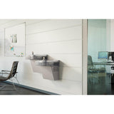Versatile Cooler Wall Mount Bi-Level ADA Non-Filtered Refrigerated, Light Gray Granite