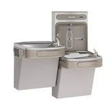 Elkay - ezH2O Bottle Filling Station and Versatile Bi-Level ADA Cooler, Non-Filtered Refrigerated Light Gray - Light Gray Granite