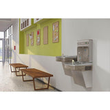 ezH2O Bottle Filling Station and Versatile Bi-Level ADA Cooler, Non-Filtered Refrigerated Stainless