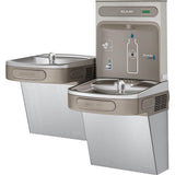 ezH2O Bottle Filling Station and Versatile Bi-Level ADA Vandal-Resistant Cooler, Non-Filtered Refrigerated Stainless