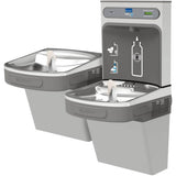 Elkay - ezH2O Bottle Filling Station and Versatile Bi-Level ADA Cooler, Non-Filtered Non-Refrigerated Light Gray - Light Gray Granite