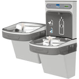 Elkay - ezH2O Bottle Filling Station and Versatile Bi-Level ADA Cooler, Non-Filtered Non-Refrigerated Stainless - Stainless Steel