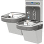 Elkay - ezH2O Bottle Filling Station and Versatile Bi-Level ADA Cooler, Non-Filtered Non-Refrigerated Stainless - Stainless Steel